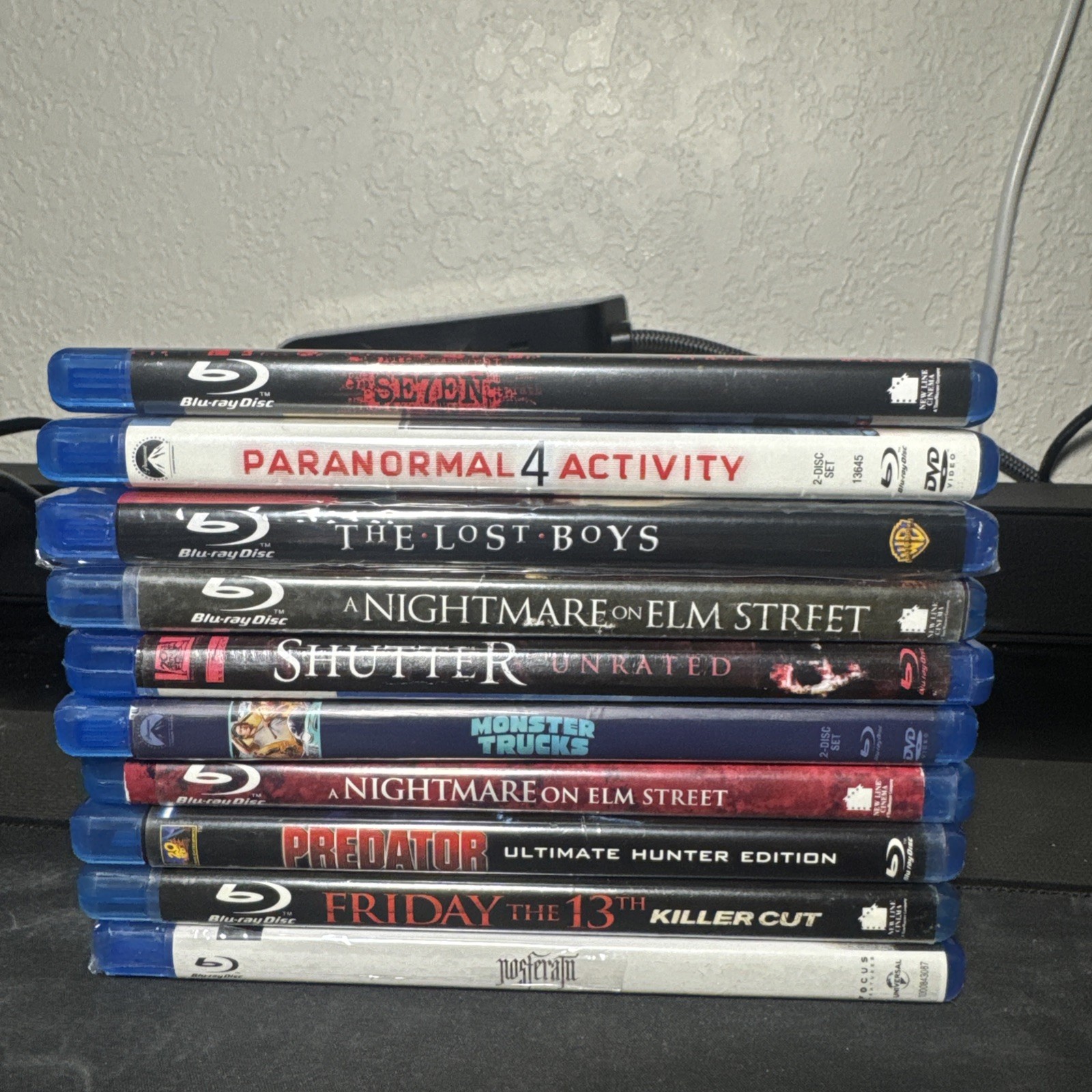 Horror Thriller Blu-ray Lot (10 Movies)- Elm Street, Jason, Lost Boys, Nosferatu