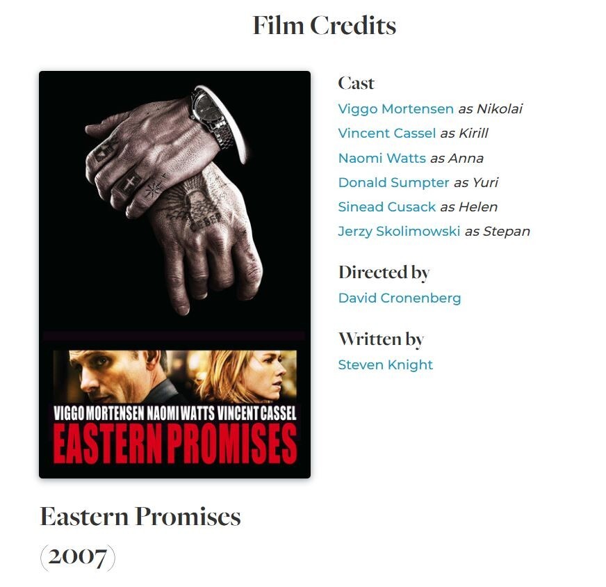 Eastern Promises (DVD, 2007) Viggo Mortensen, Naomi Watts, Not a Scratch!