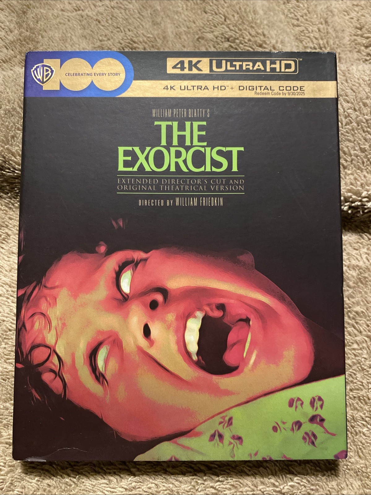 The Exorcist (4K UHD 2023) Extended & Theatric With Slipcover!! No Digital Code