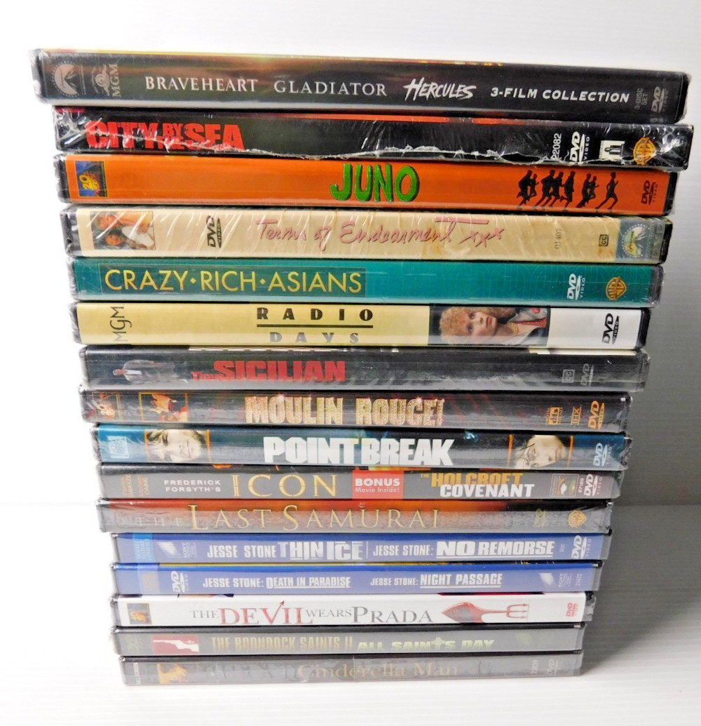 Lot Of 16 DVD’s – Mixed Genre – All New Sealed