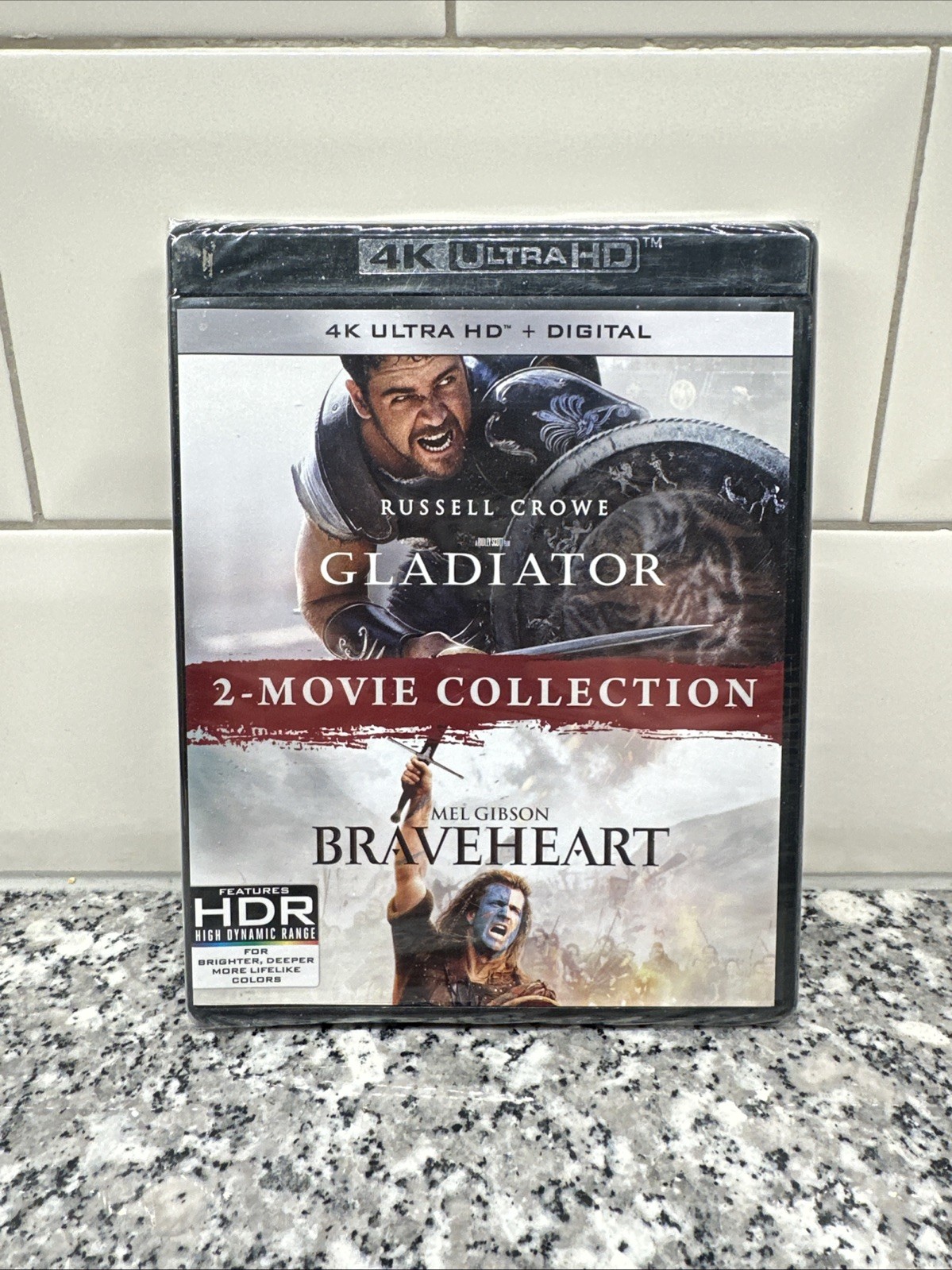 Gladiator / Braveheart 2-Movie Collection (4K Ultra HD) NEW