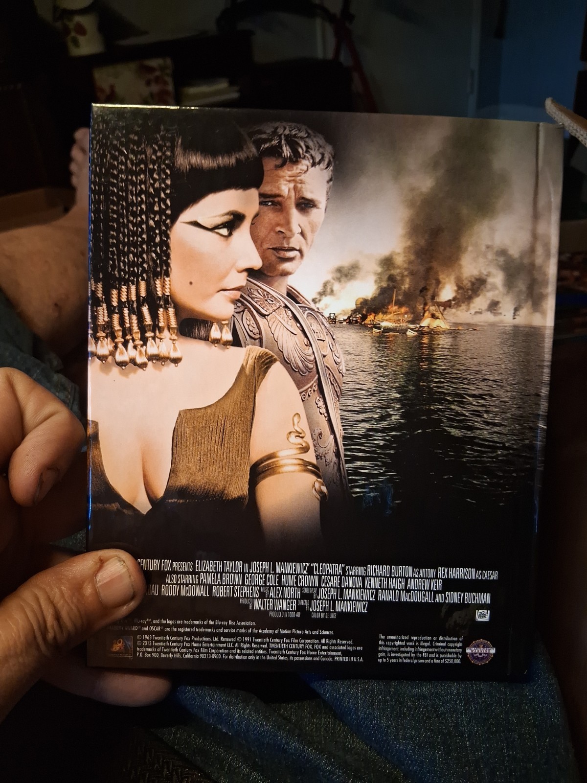 Cleopatra (Blu-ray, 2013, DigiBook) Elizabeth Taylor ’63 HISTORICAL EPIC