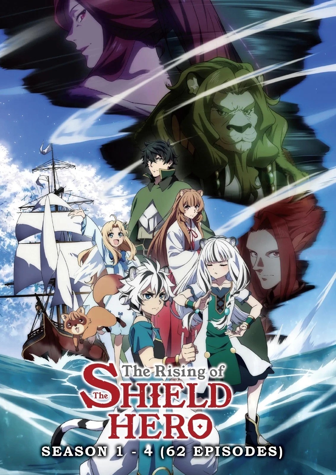 The Rising Of The Shield Hero Complete (Season 1-4) Anime DVD [English Dub]