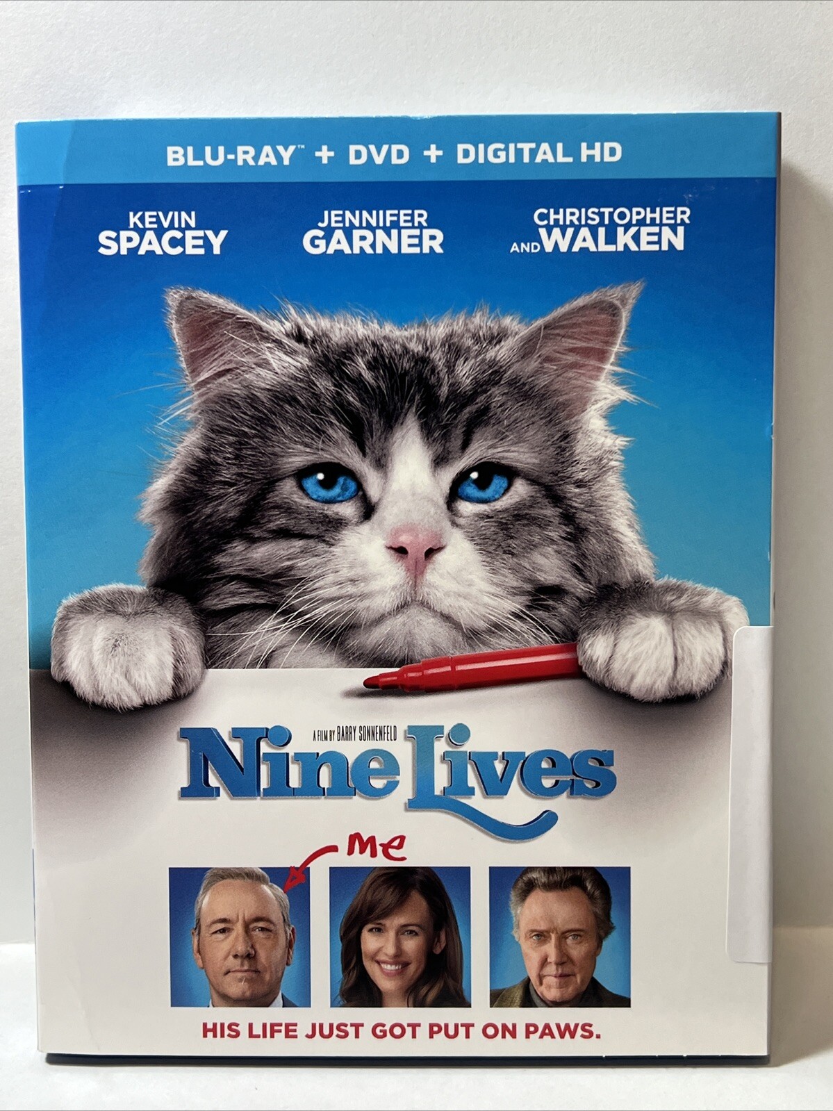 Nine Lives (Blu-ray/DVD Disc, 2016, 2-Disc Set) – Open Item