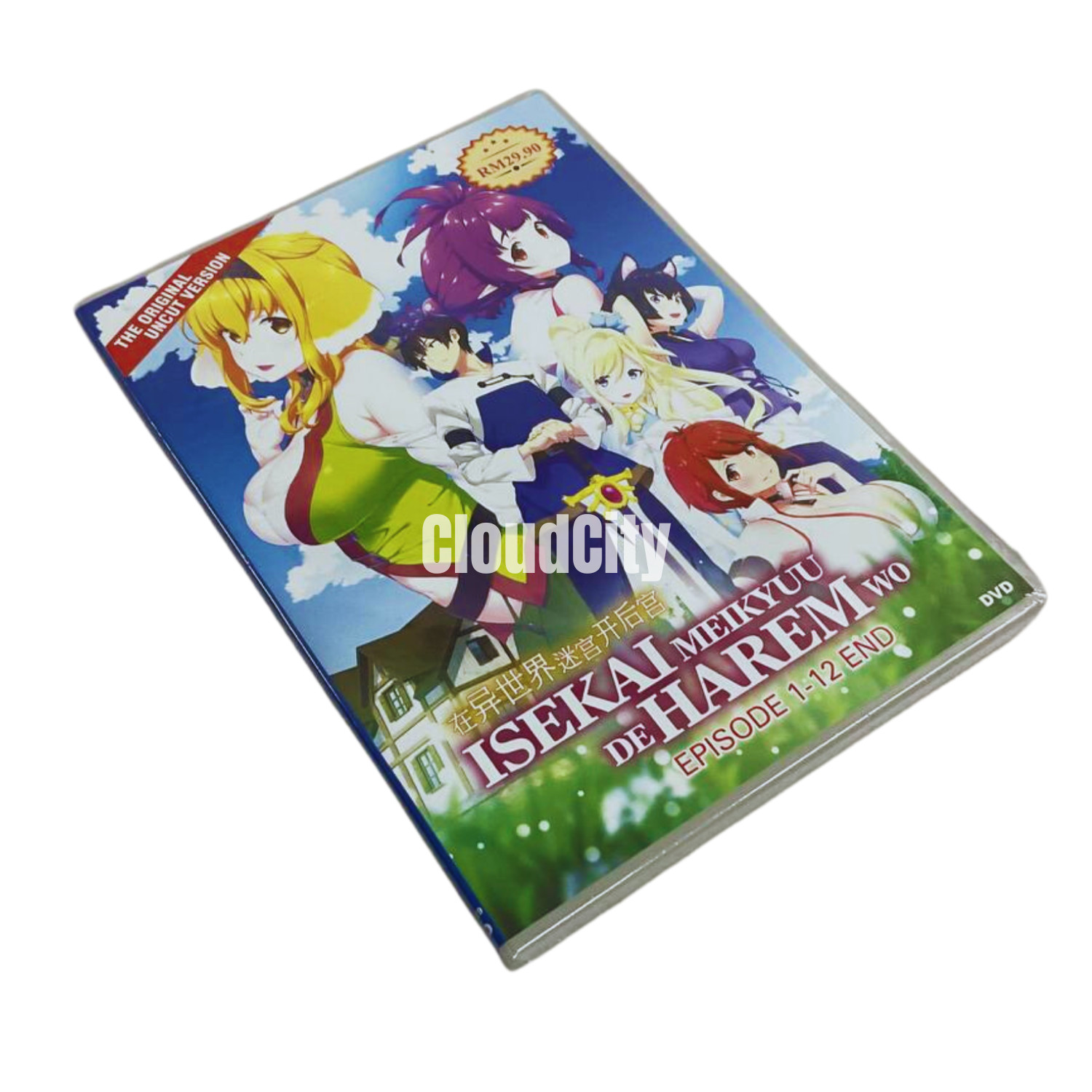 DVD Anime Isekai Meikyuu De Harem Wo(1-12End) English Sub & All Region UNCUT