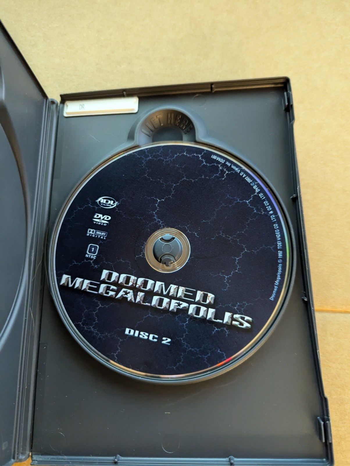 Doomed Megalopolis DVD NTSC Anime ADV Rare Media Watch
