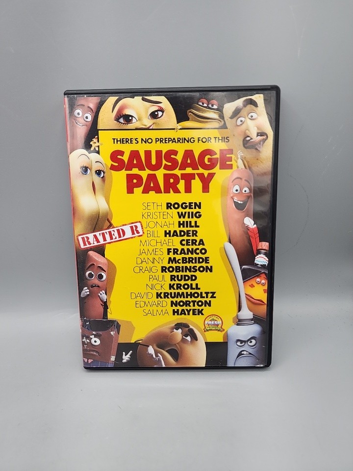 Sausage Party, Seth Rogan Jonah Hill, Paul Rudd DVD