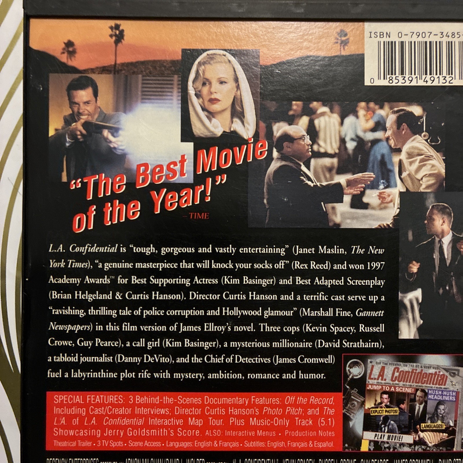 L.A. Confidential (Snap Case) DVD Russel Crowe