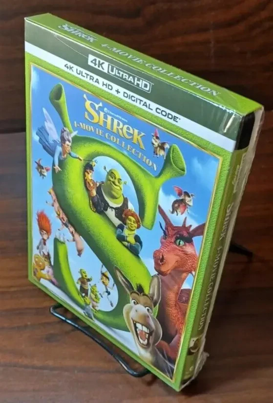 Shrek 4-Movie Collection (4K-No Digital Code) SLIPCOVER-Free Shipping w/Tracking