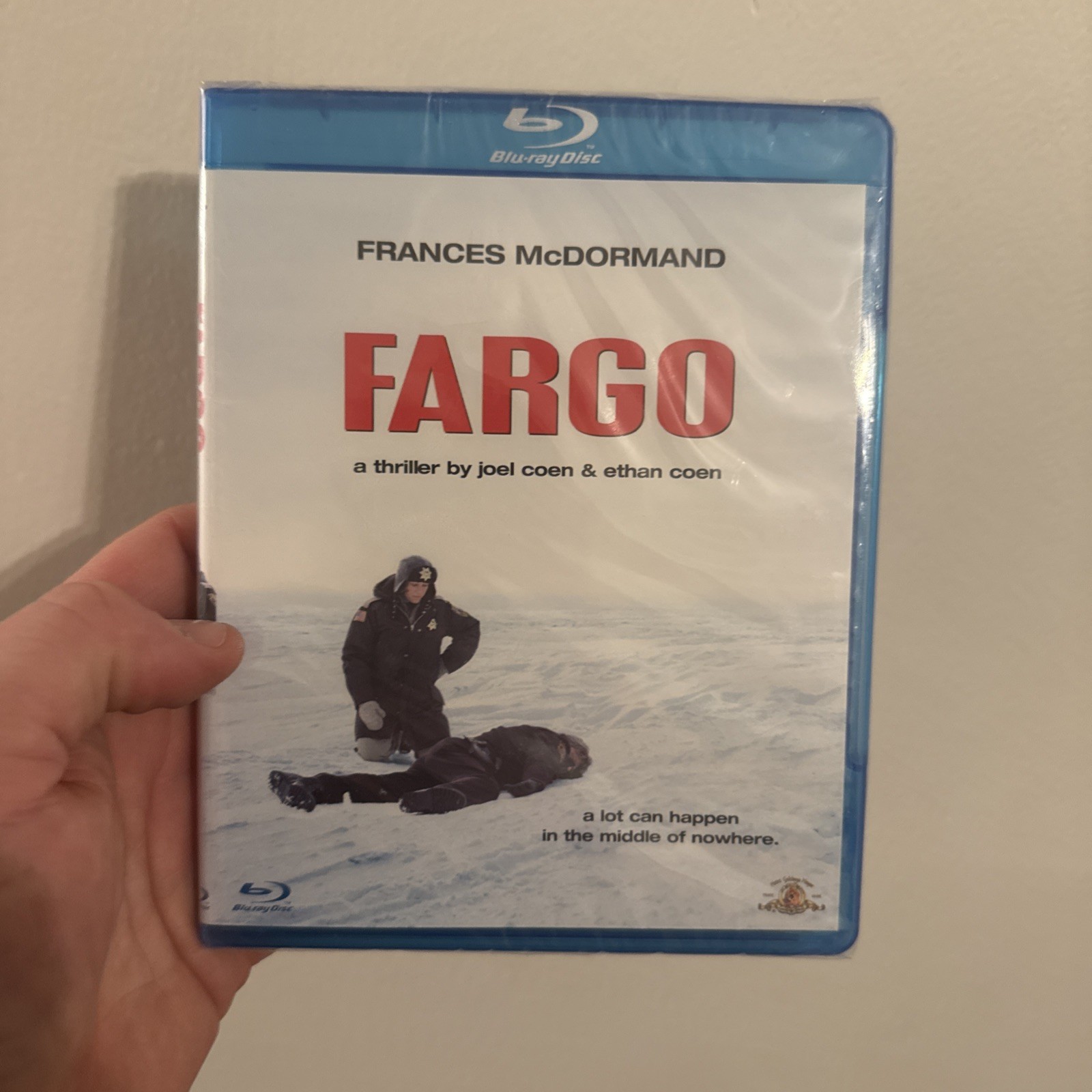 Fargo Blu-ray 1996 Coen Brothers Frances McDormand Crime Thriller Classic