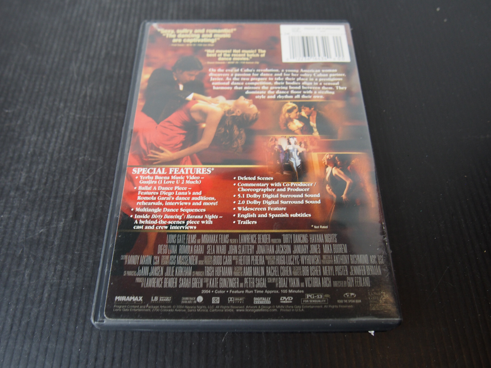 Dirty Dancing Havana Nights DVD 2004 Miramax 105 Minutes