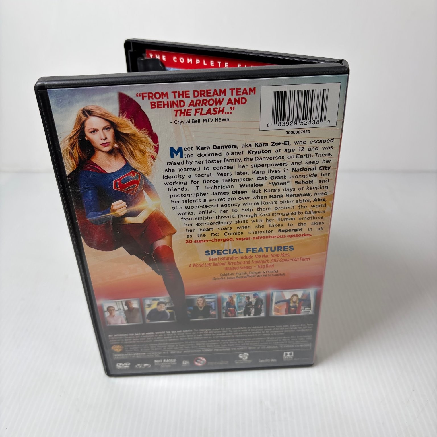 Supergirl: The Complete First Season DVD 2016 Melissa Benoist DC Comics TV Show