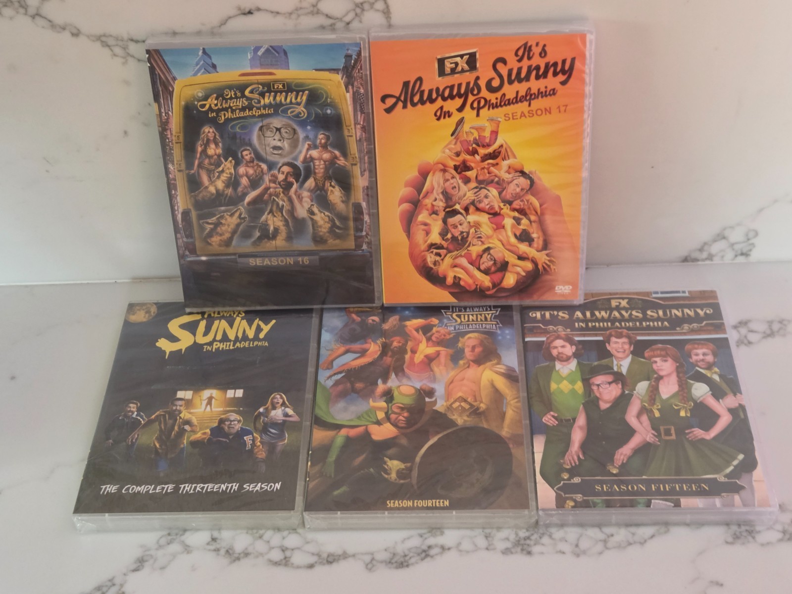 It’s Always Sunny in Philadelphia Seasons 13-14-15-16-17 DVD SET or Individually