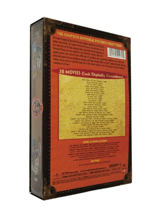 Abbott & Costello: The Complete Universal Pictures Collection (DVD,Box Set)..