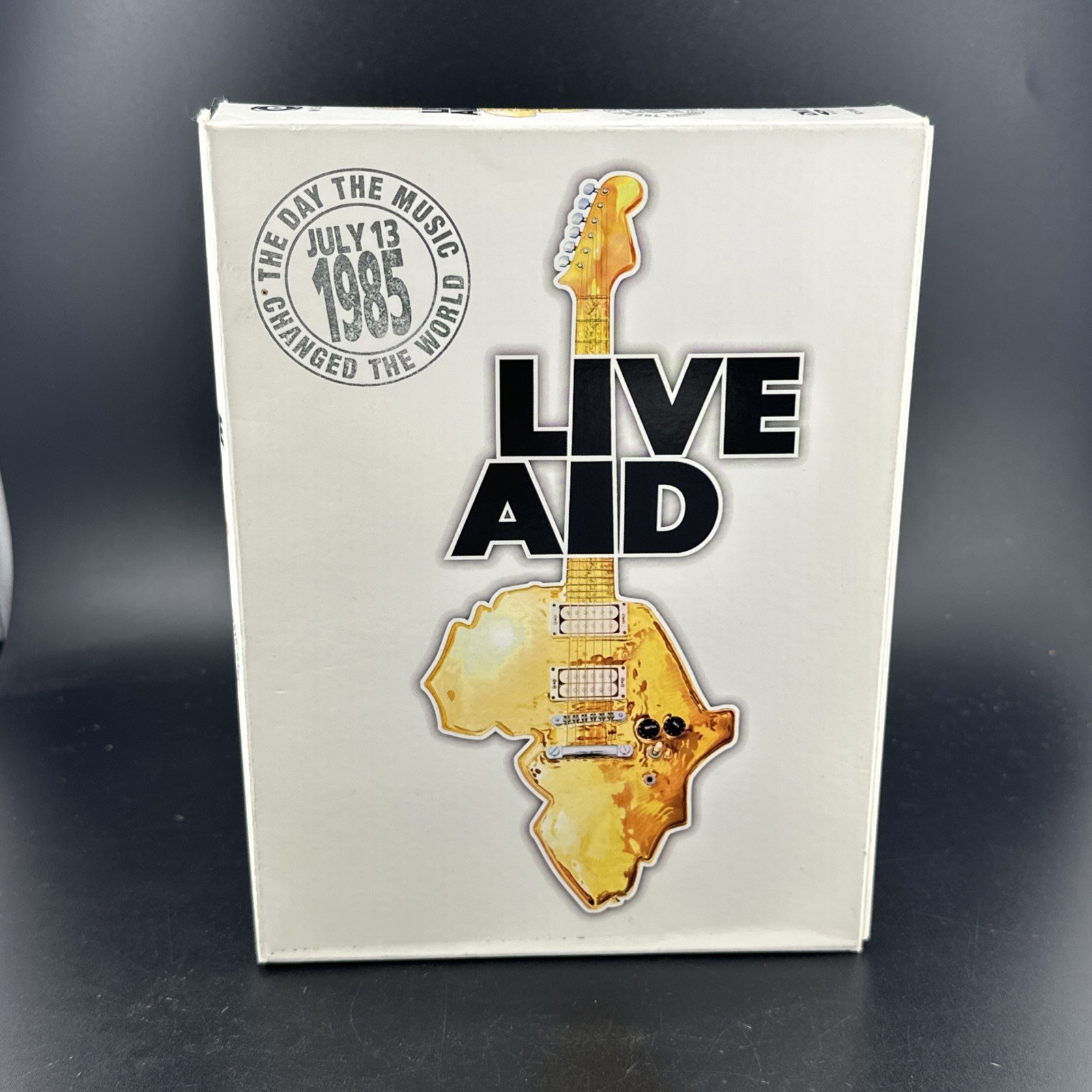 Live Aid Concert (DVD, 1985) 4-Disc Boxed Set July 13 1985 – TESTED AND WORKING