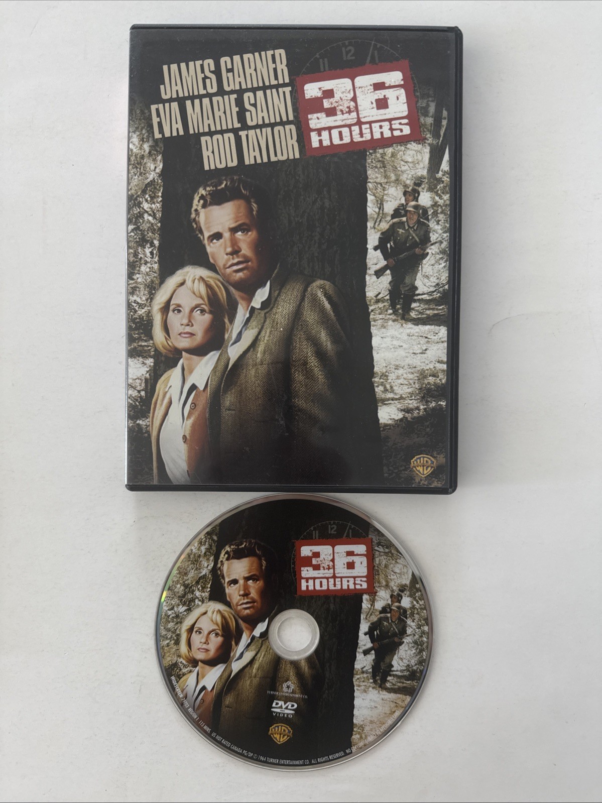 36 Hours DVD (1965) James Garner, Eva Marie Saint, Rod Taylor WWII Thriller