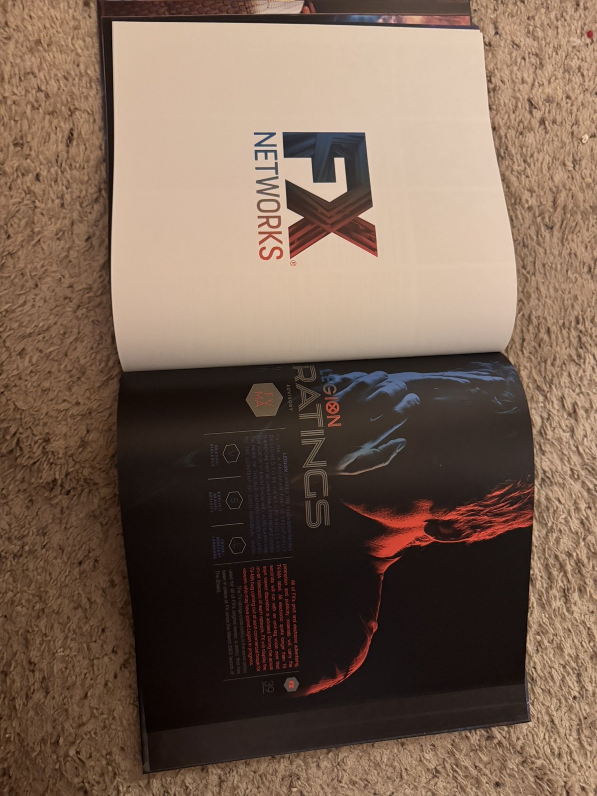 Marvel’s Legion: FX TV Series Very RARE promo book