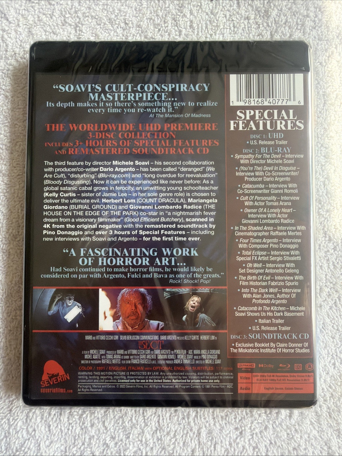 The Sect 4K Ultra HD Blu-ray Severin