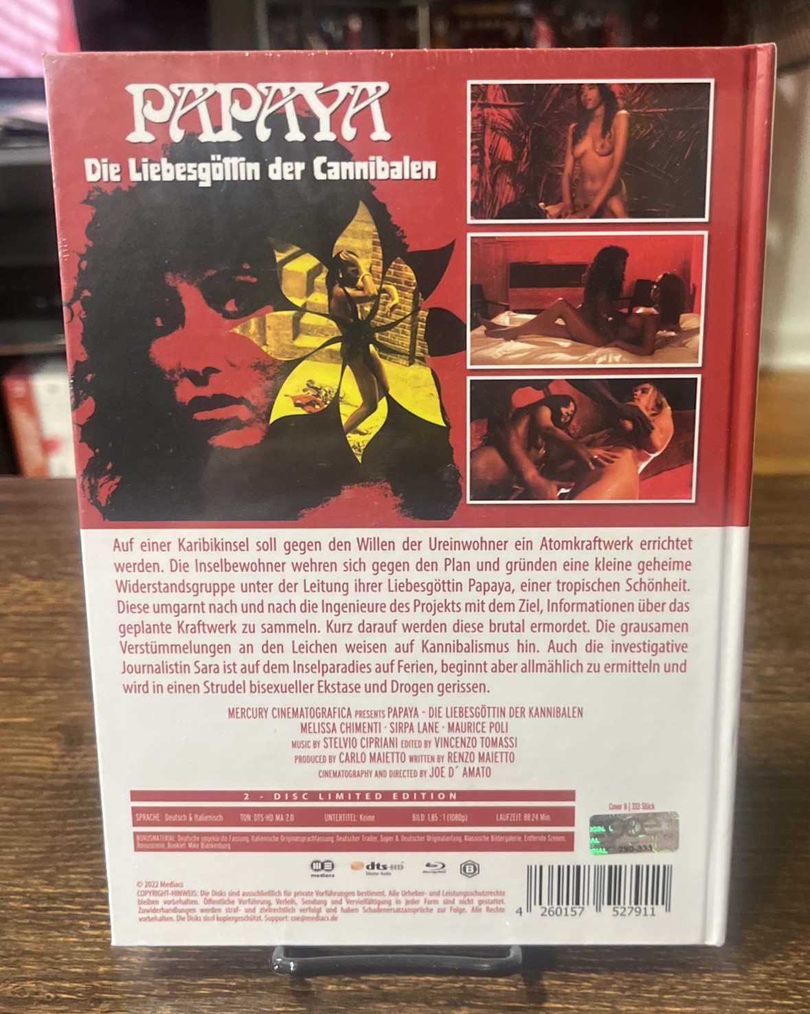 Caribbean Papaya (1978) aka Love Goddess Of The Cannibals JOE D’AMATO Blu-ray