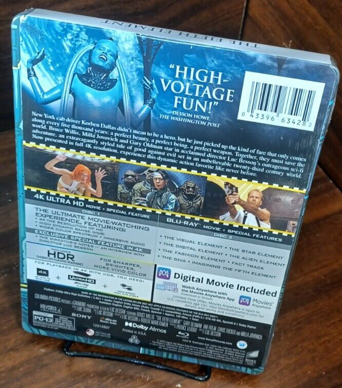 Fifth Element Steelbook (4K+Blu-ray) NEW (Sealed)-Free Box Shipping w/Tracking
