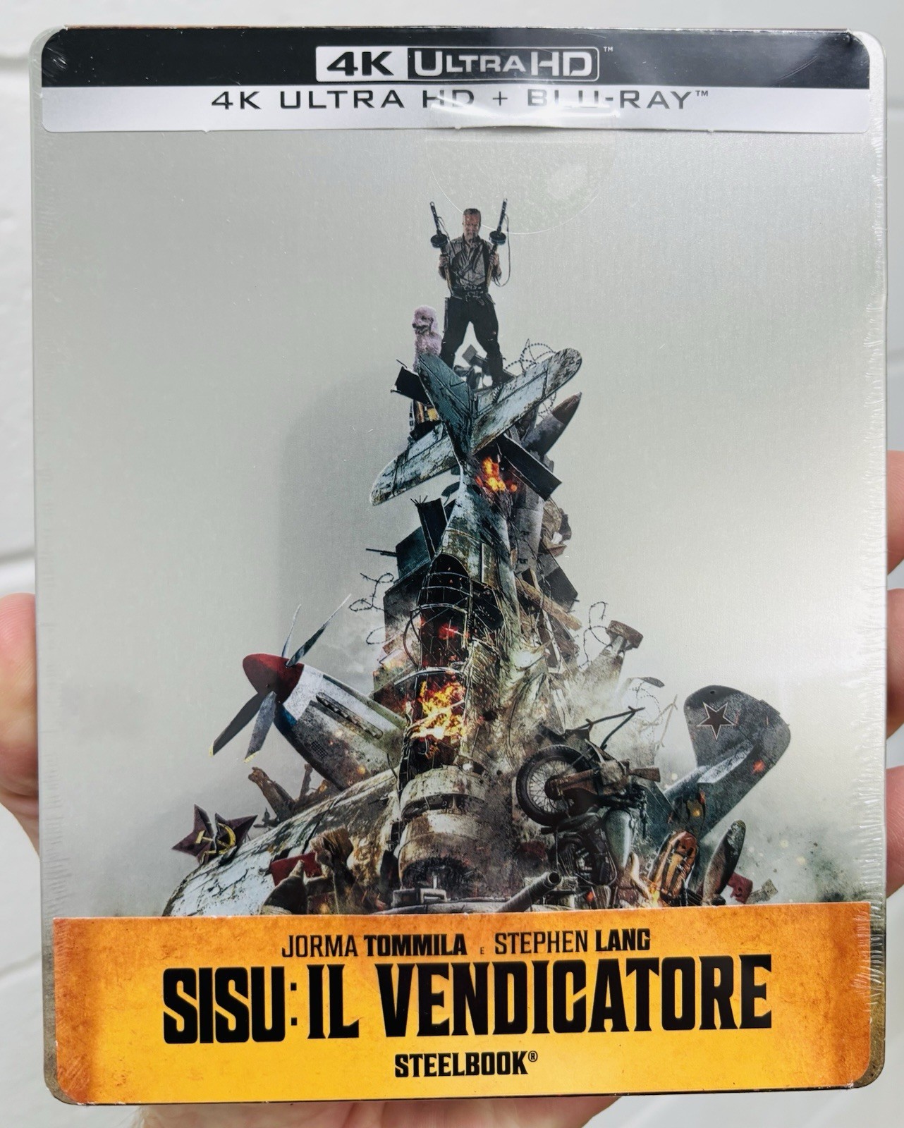 BRAND NEW Sisu 2 Road to Revenge STEELBOOK (4K Blu Ray + Blu Ray)