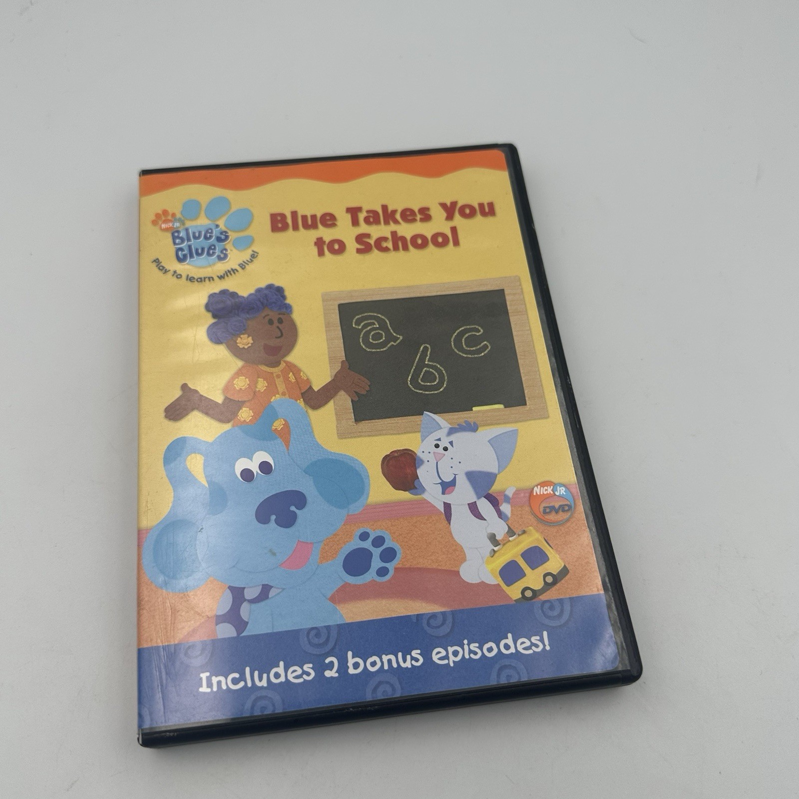 Blue’s Clues : Blue Takes You To School DVD – Nick Jr- ABC 123 Preschool Learn