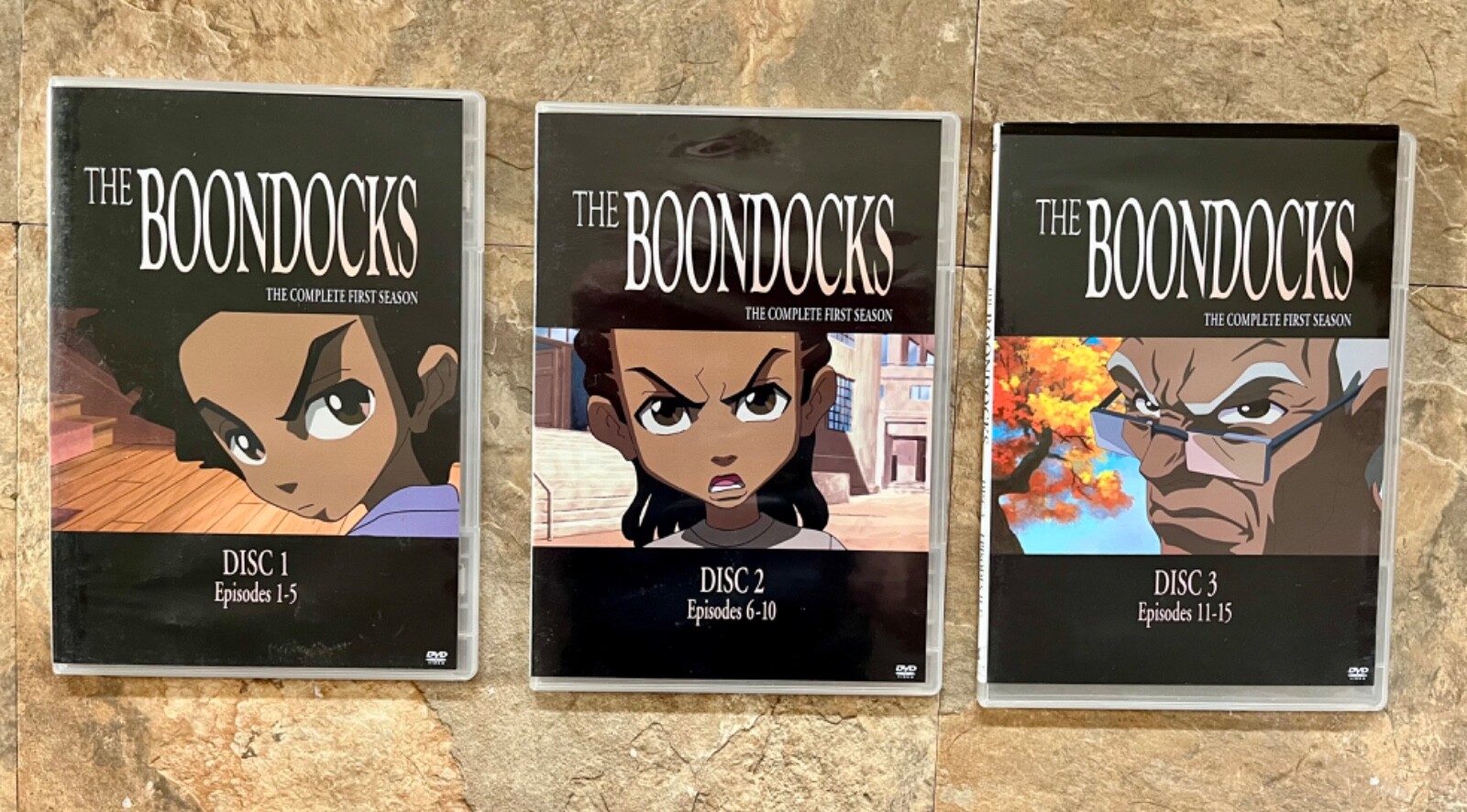 The Boondocks Complete Season First Season and Second Season DVD videos