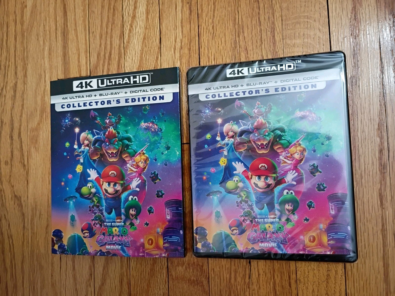 The Super Mario Galaxy Movie 4k, Blu Ray, & digital code w/slipcover