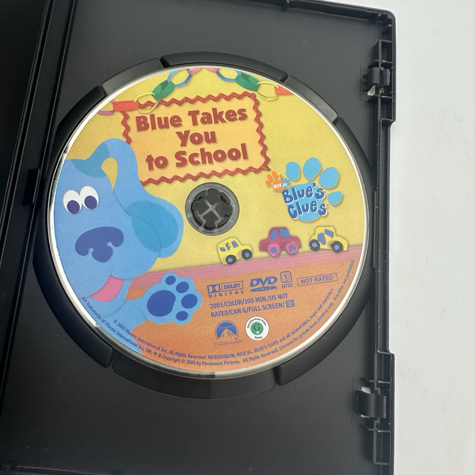 Blue’s Clues : Blue Takes You To School DVD – Nick Jr- ABC 123 Preschool Learn