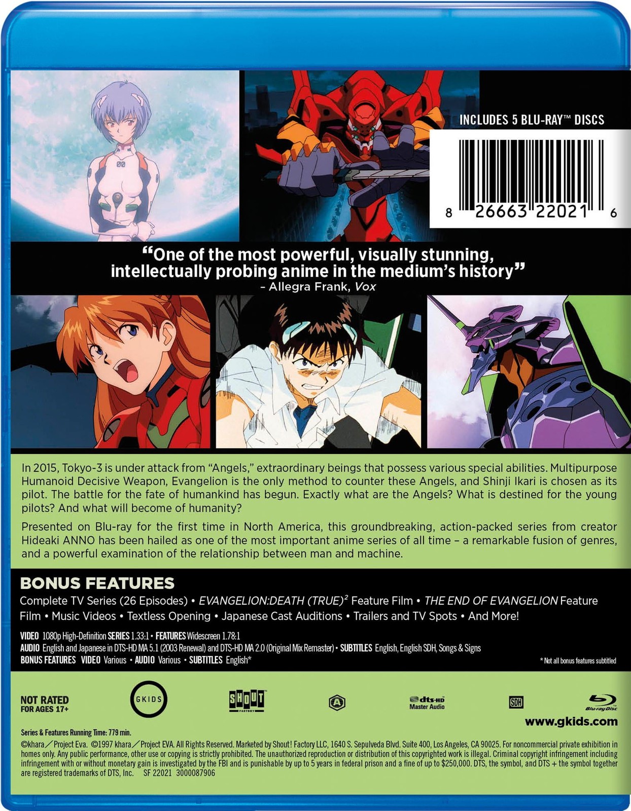 SDS Neon Genesis Evangelion Complete Series (Blu-ray)