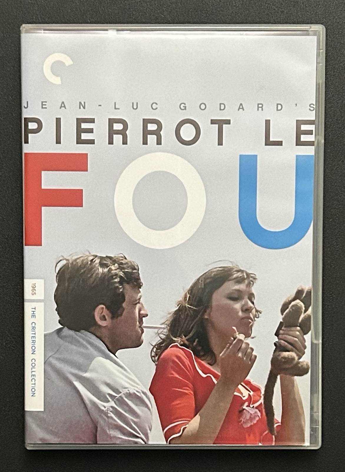 ‘Pierrot Le Fou’ (1965) Criterion Collection 2020 (2) DVDs +book +case used EX