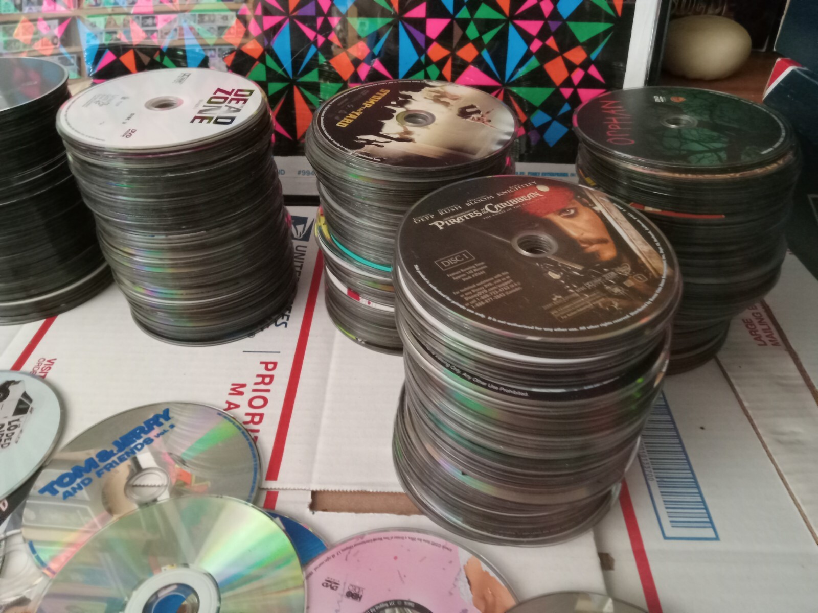 Lot Of 500+ MOVIES Loose Dvds Great Titles Good Material Assorted Random T1#406