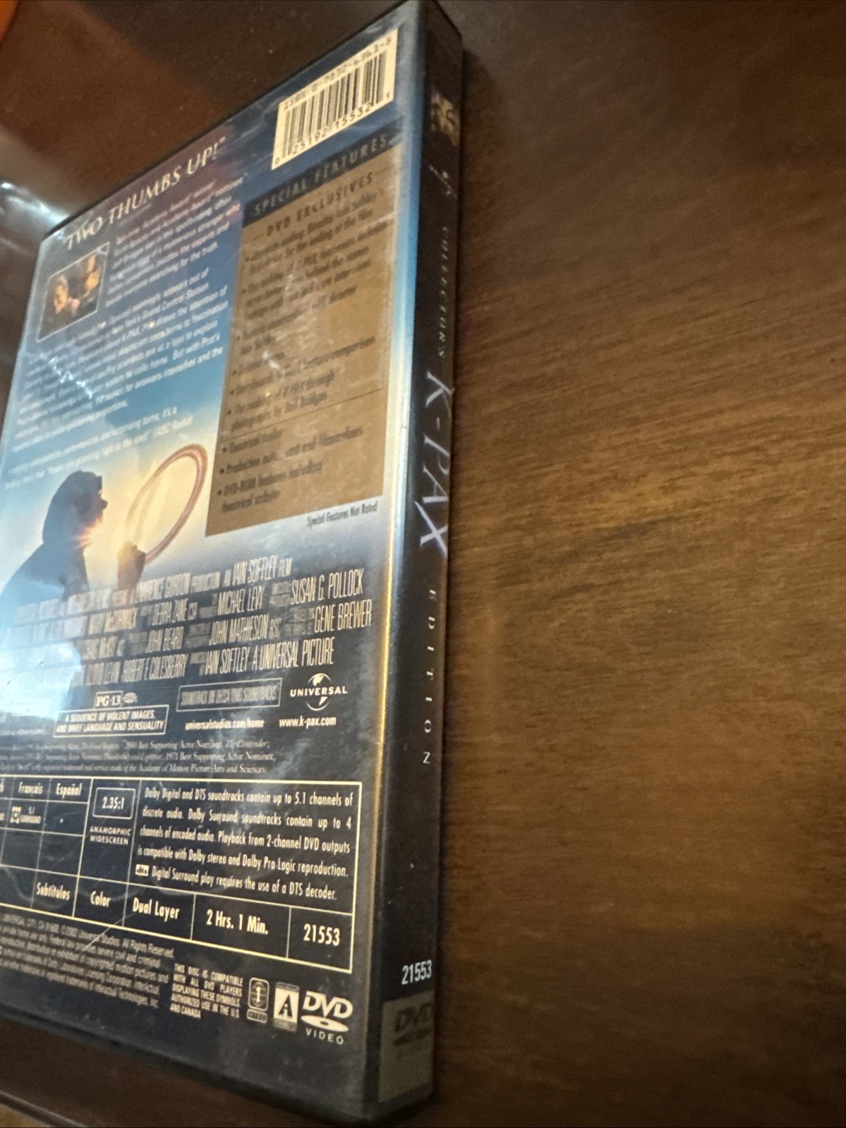 K-Pax (DVD, 2001)