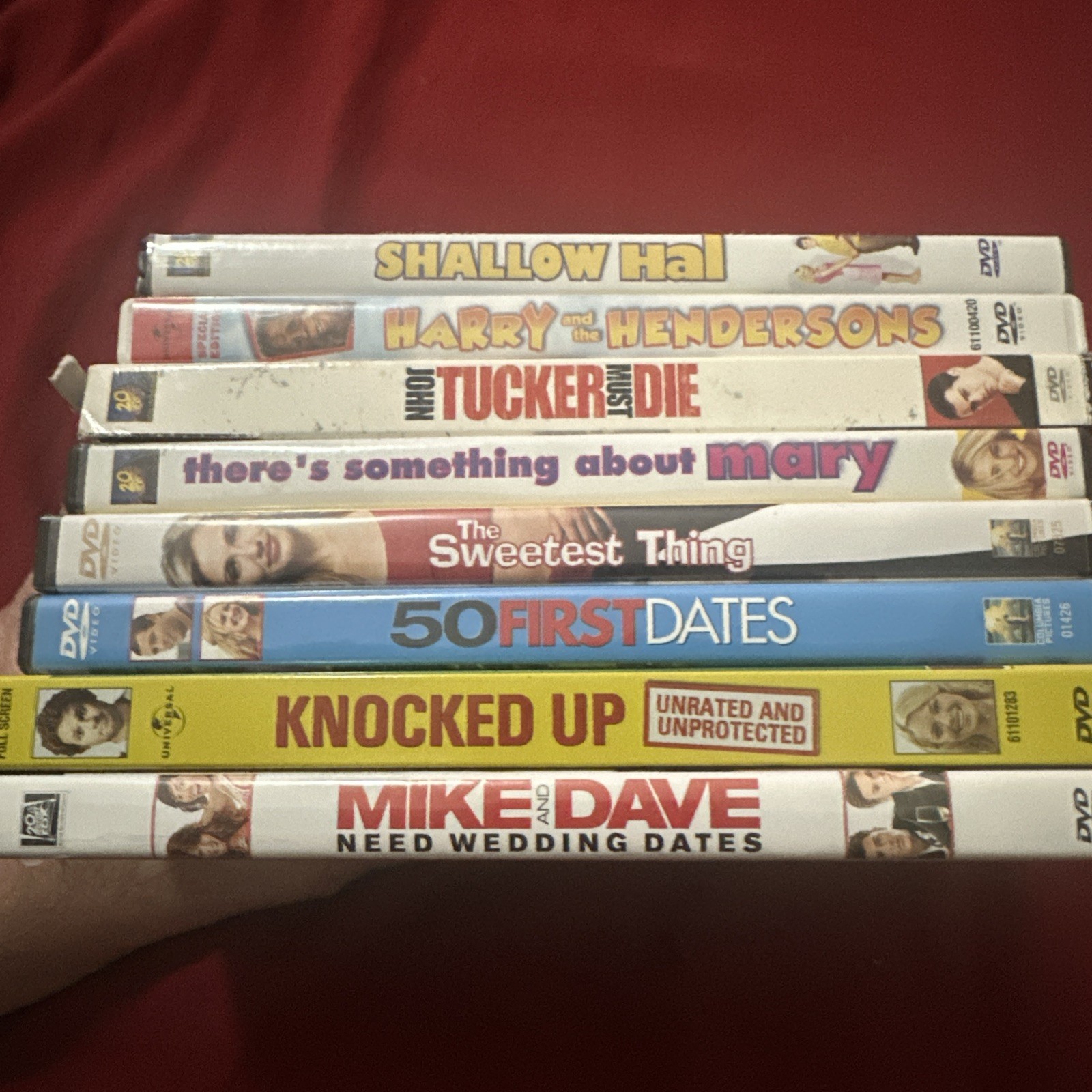 Lot of 8 DVDs Mixed Movies Comedy Action Drama Family Good Preowned