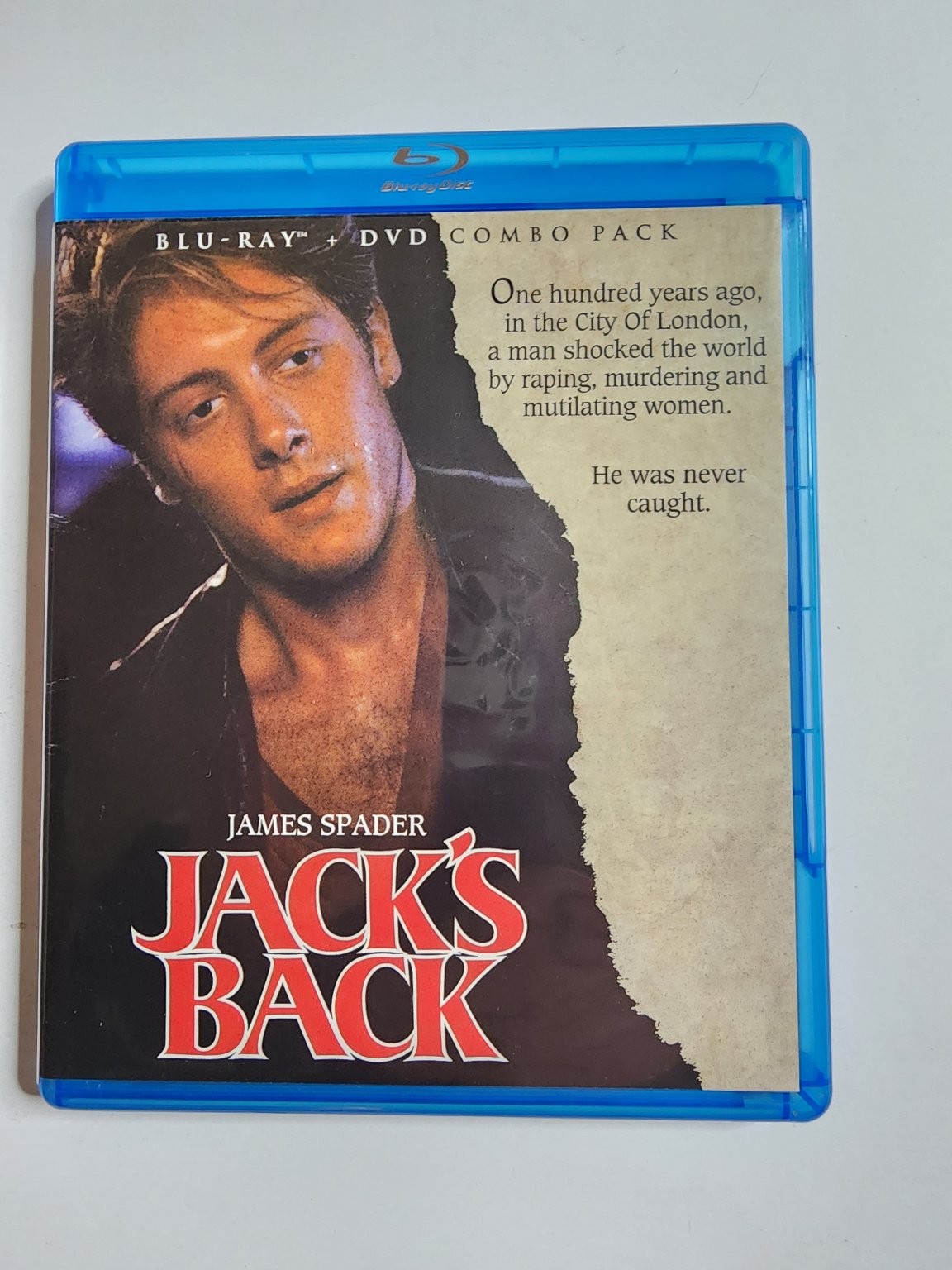 Jack’s Back Blu-ray DVD Combo Pack 1988 James Spader Rowdy Herrington Thriller