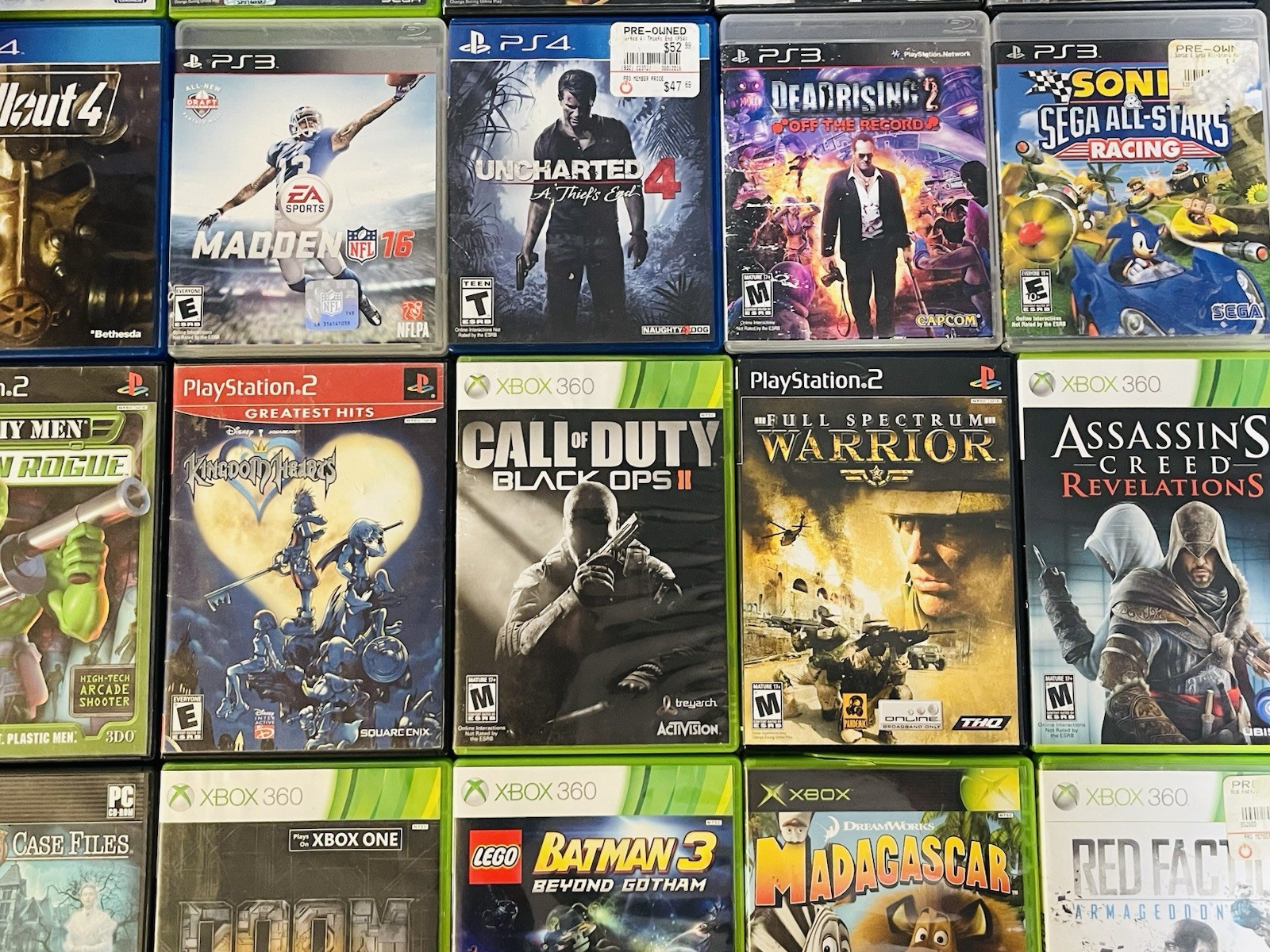 500 Wholesale Random Media Pieces : DVDs, Video Games : PC, XBOX +, CDs, Blu Ray