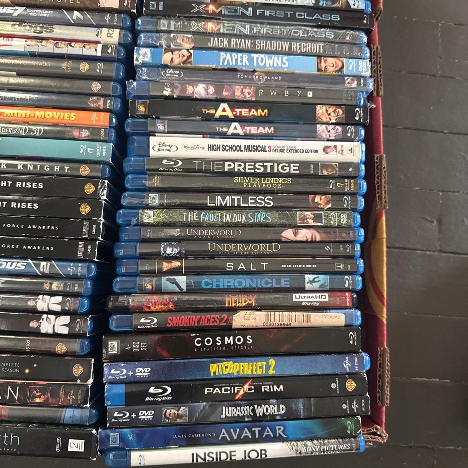 75 Bulk Blurays – Various genres