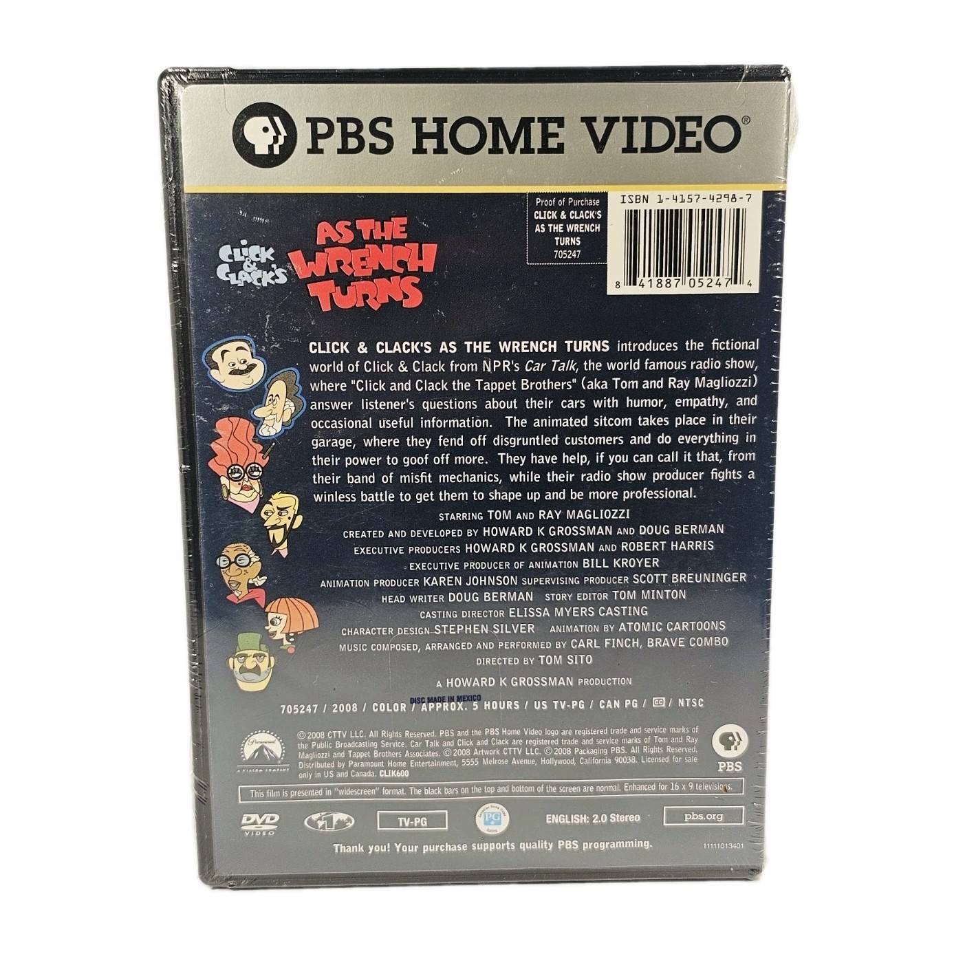 Click and Clack’s As the Wrench Turns DVD PBS Home Video