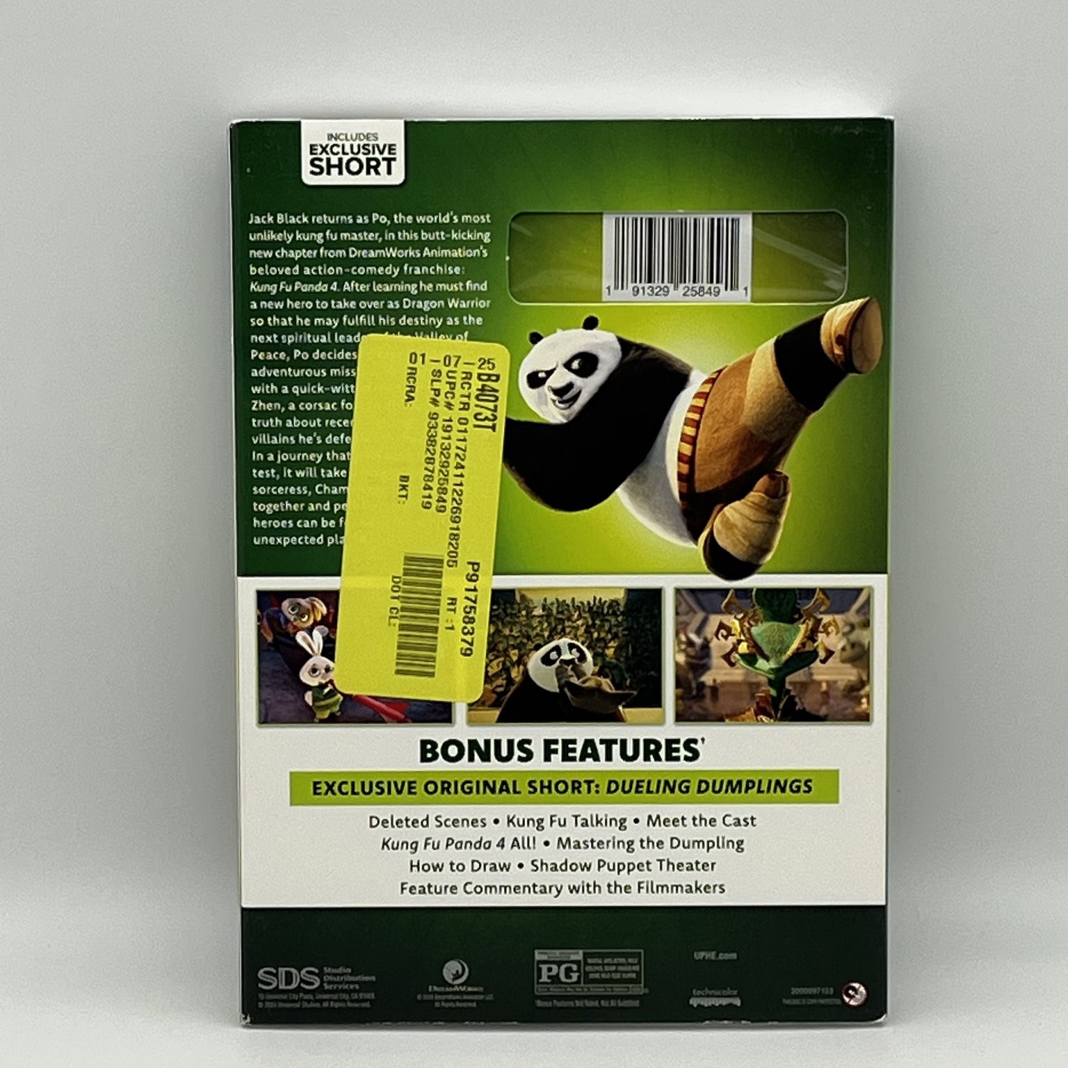 Kung Fu Panda 4 DVD 2024 Collector’s Edition Exclusive Short – New Sealed
