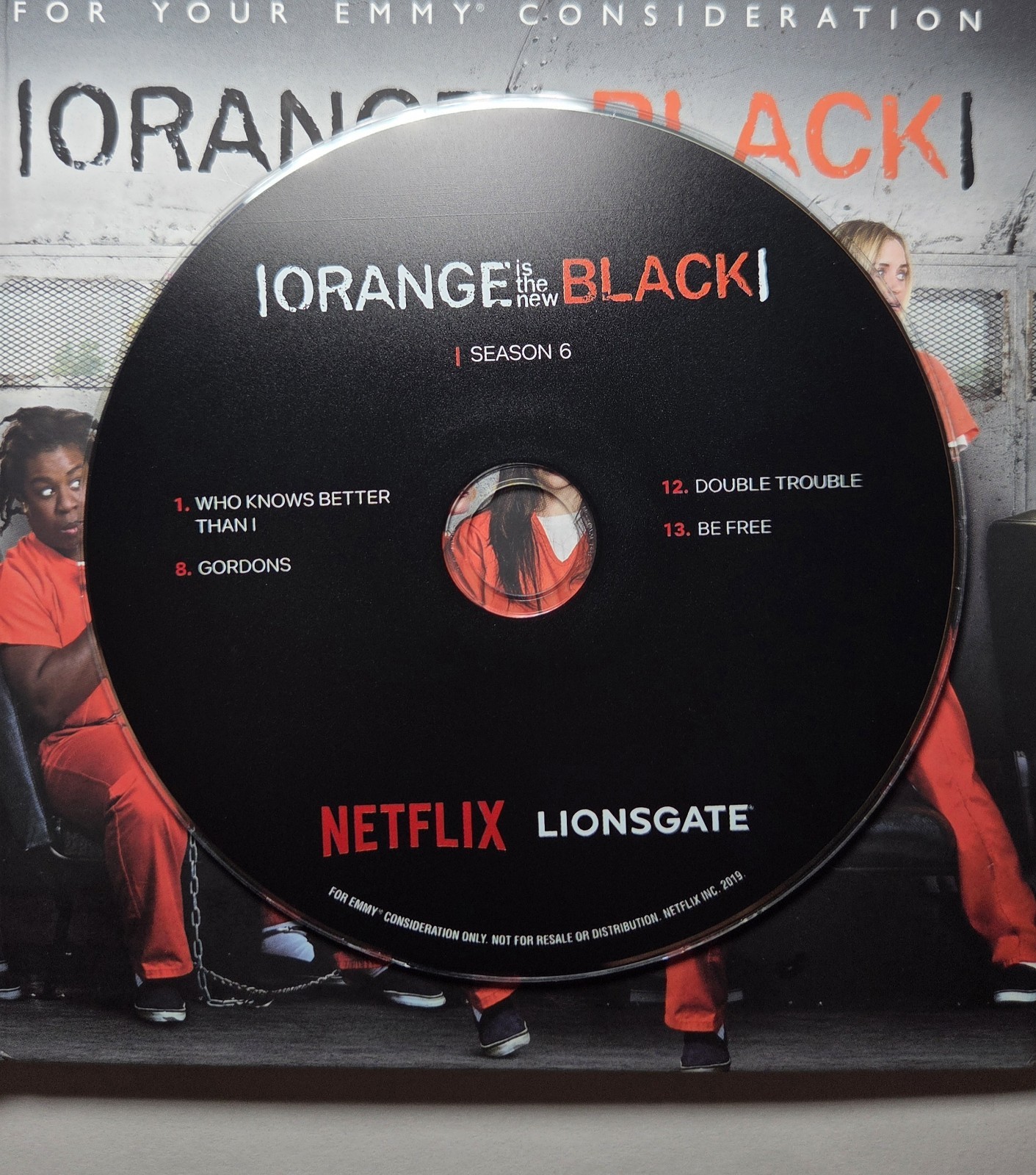 Lionsgate Orange Is the New Black Season 6 Promo DVD TV Series Cardboard Sleeve