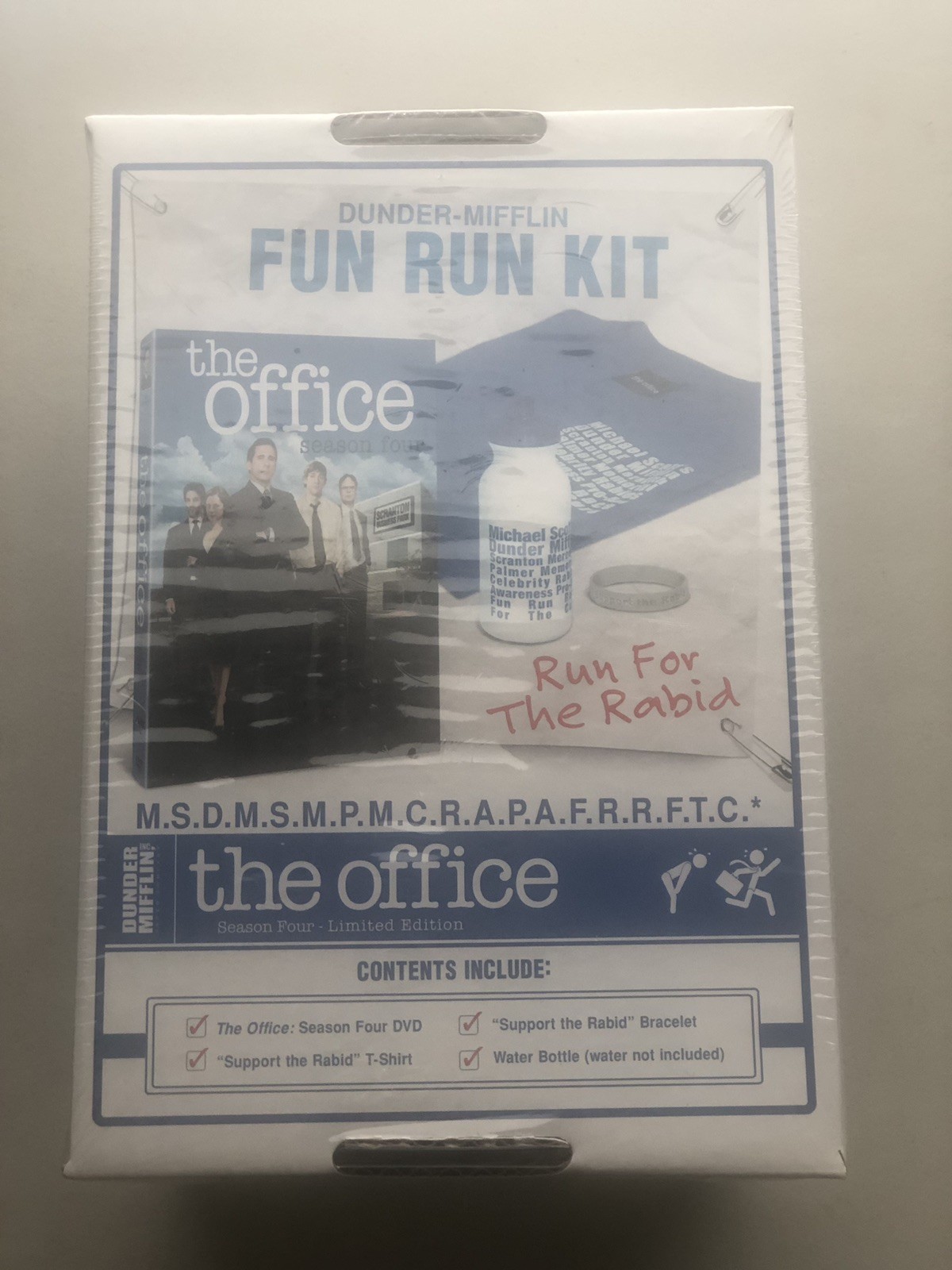 THE OFFICE: Season 4 S4 FUN RUN KIT Box Set, DVD, BB Exclusive, OOP