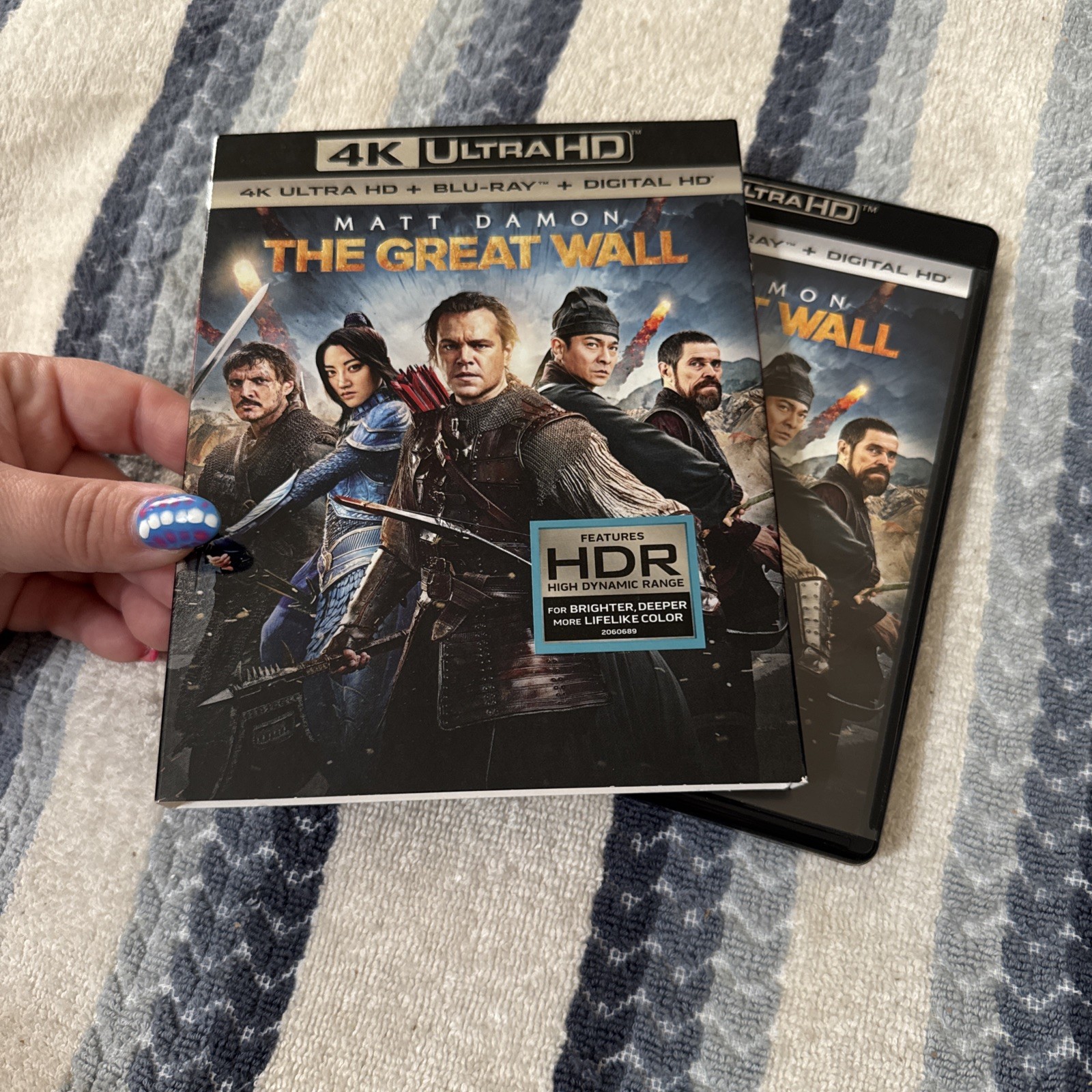 The Great Wall (4K Ultra HD + Blu-ray, 2017) W/Slipcover RARE OOP!! VG***
