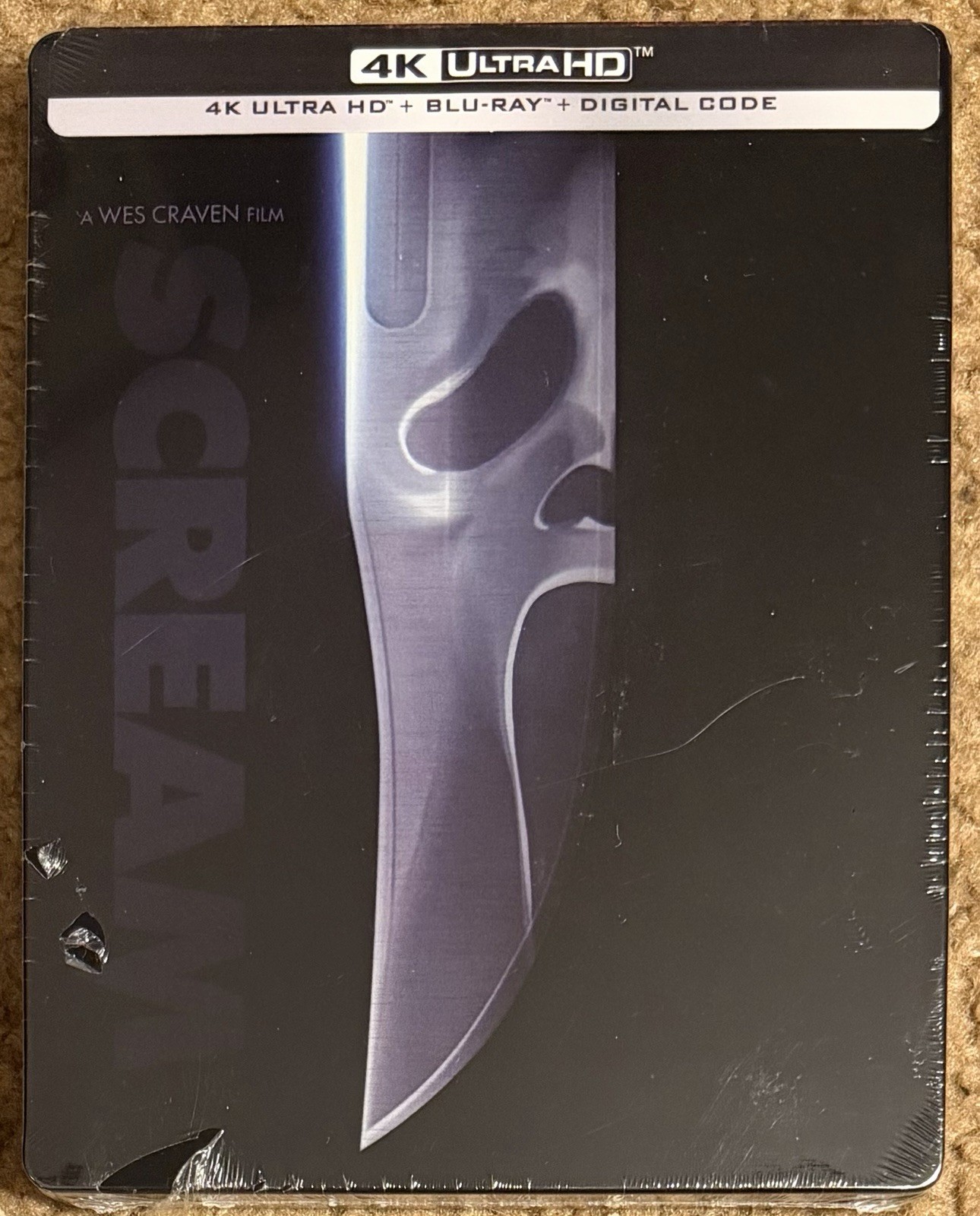 Scream Limited Edition Steelbook 4K UHD+Blu-Ray+DGTL Code New FREE SHIPPING