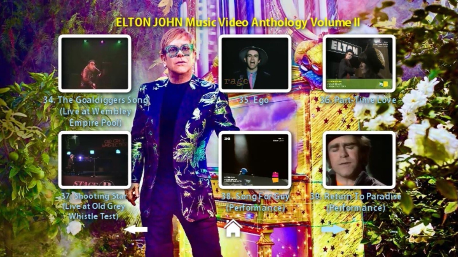 ELTON JOHN The Music Video Anthology 1969 to 2021 7 DVD Set 189 MUSIC VIDEOS