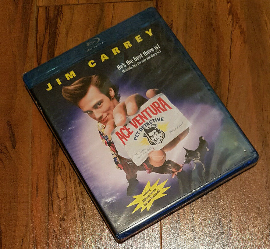 /679 Ace Ventura: Pet Detective Blu-ray (Jim Carrey) Rare, OOP NEW & SEALED