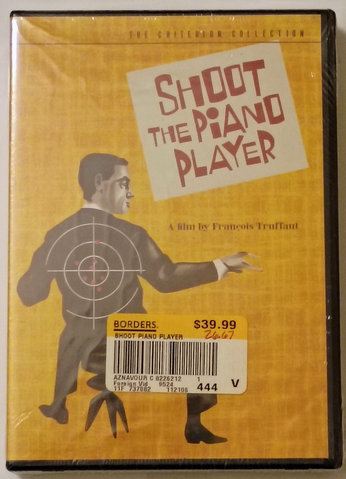 Shoot the Piano Player – Criterion Collection DVD – New Sealed Out of Print
