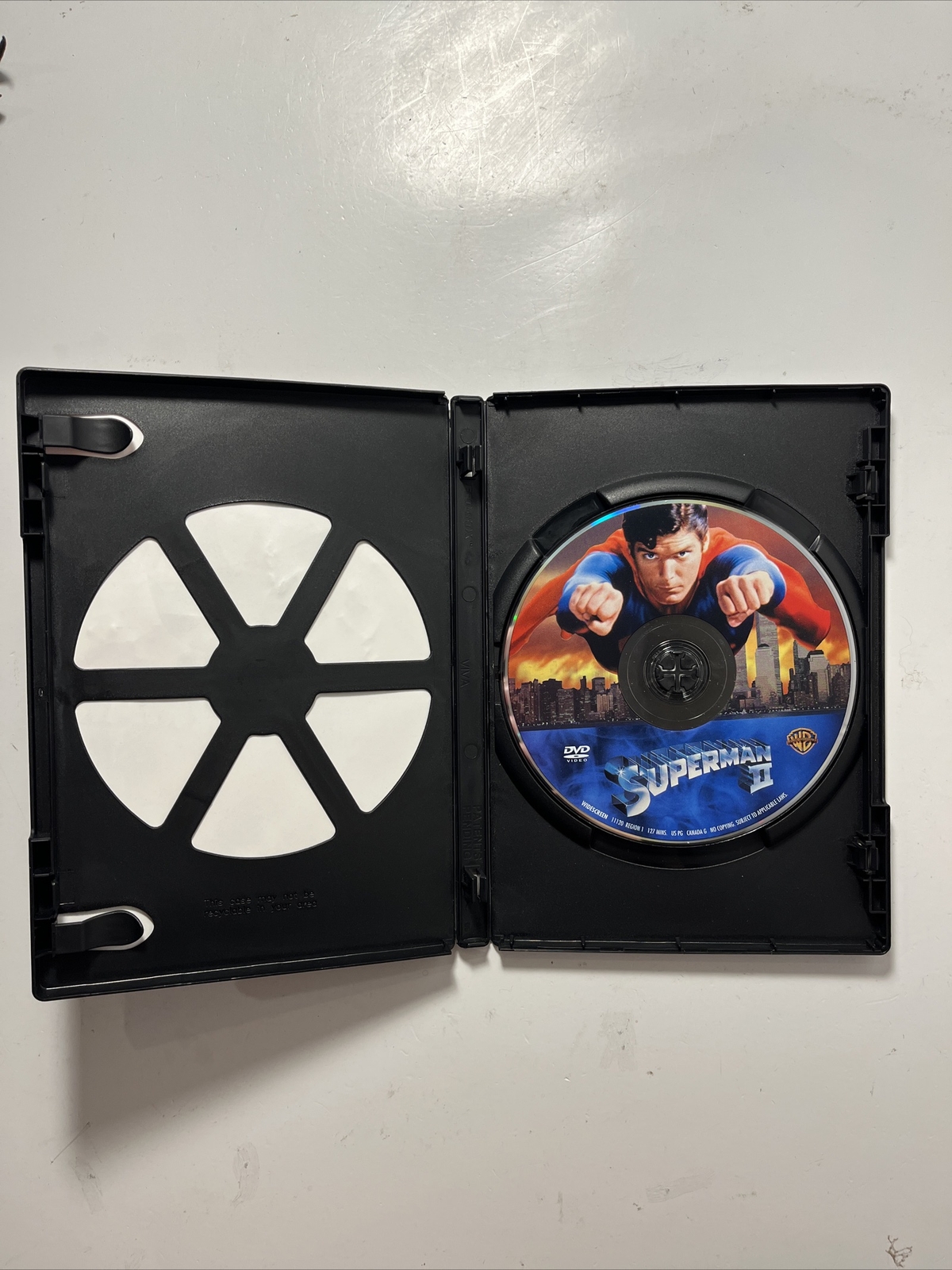 Superman II DVD Clean Disc