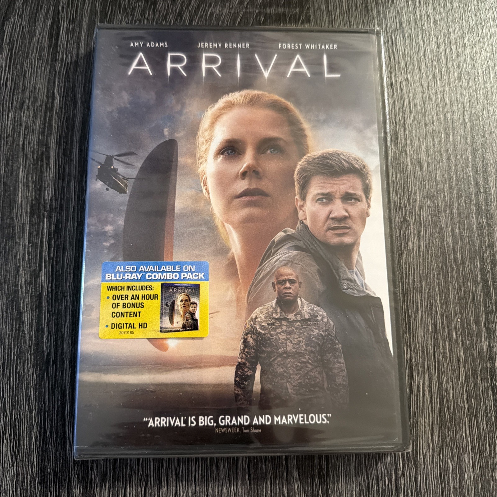 Arrival (DVD 2016 W/S) Jeremy Renner/Amy Adams NEW Sealed Free Shipping !!!