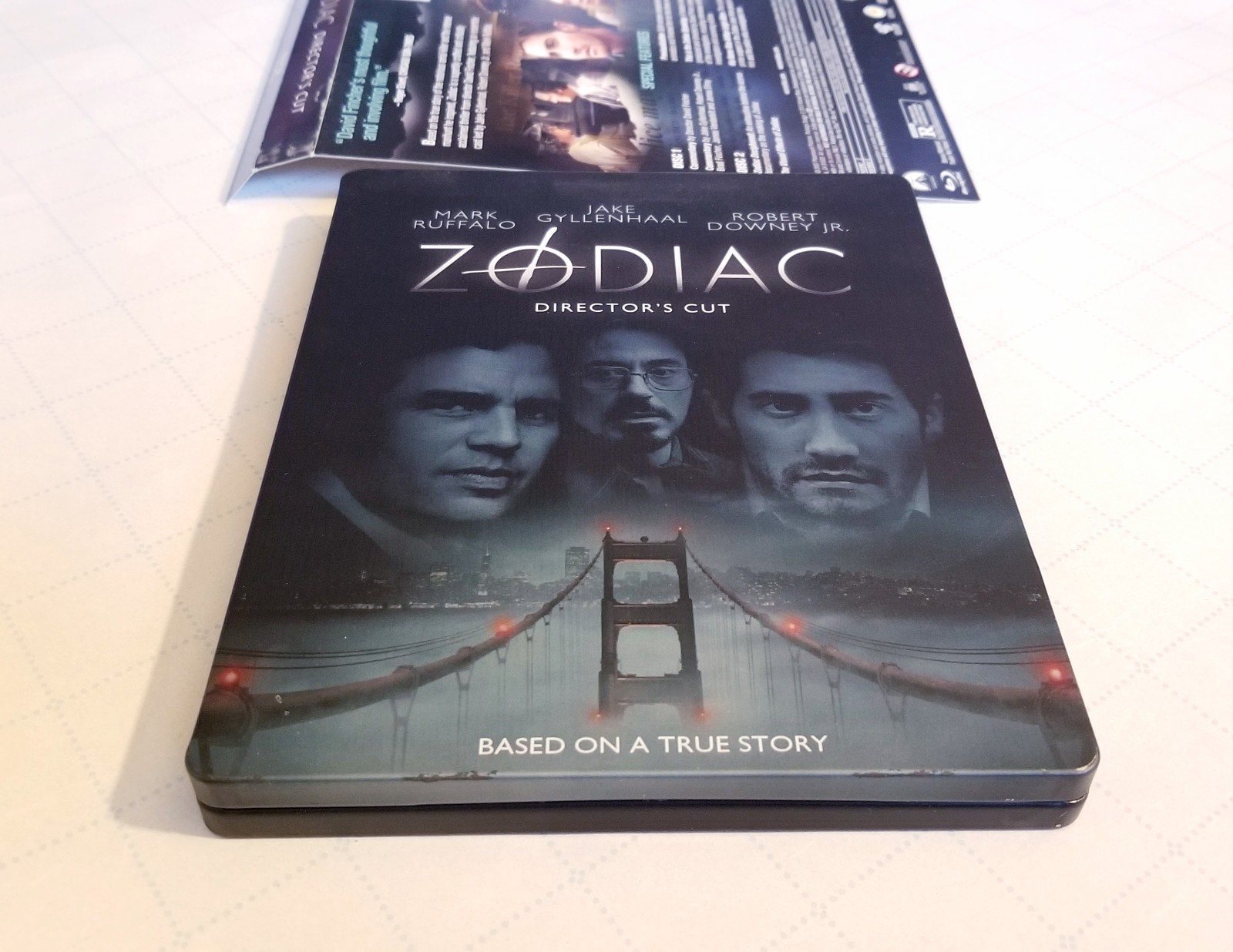 Zodiac Steelbook Director’s Cut (Blu-ray) MINT DISCS 2007 Fincher