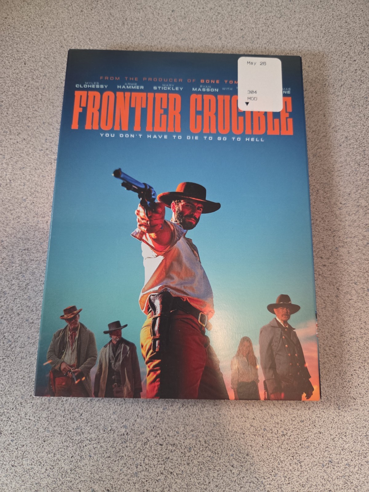 Frontier Crucible (DVD, 2025, Slipcover) Armie Hammer, William H Macy